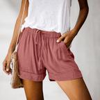 Miss | Shorts Dames Relaxed Fit - Katoen - Miss Madera MIS-LR55DA