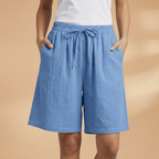 Miss | Shorts Dames Relaxed Fit - Katoen - Miss Madera MIS-EDEF90