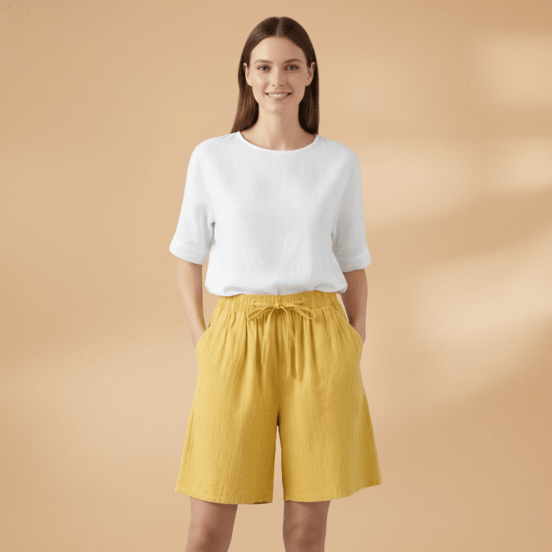 Miss | Shorts Dames Relaxed Fit - Katoen - Miss Madera MIS-20274D