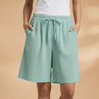 Miss | Shorts Dames Relaxed Fit - Katoen - Miss Madera MIS-FEB203