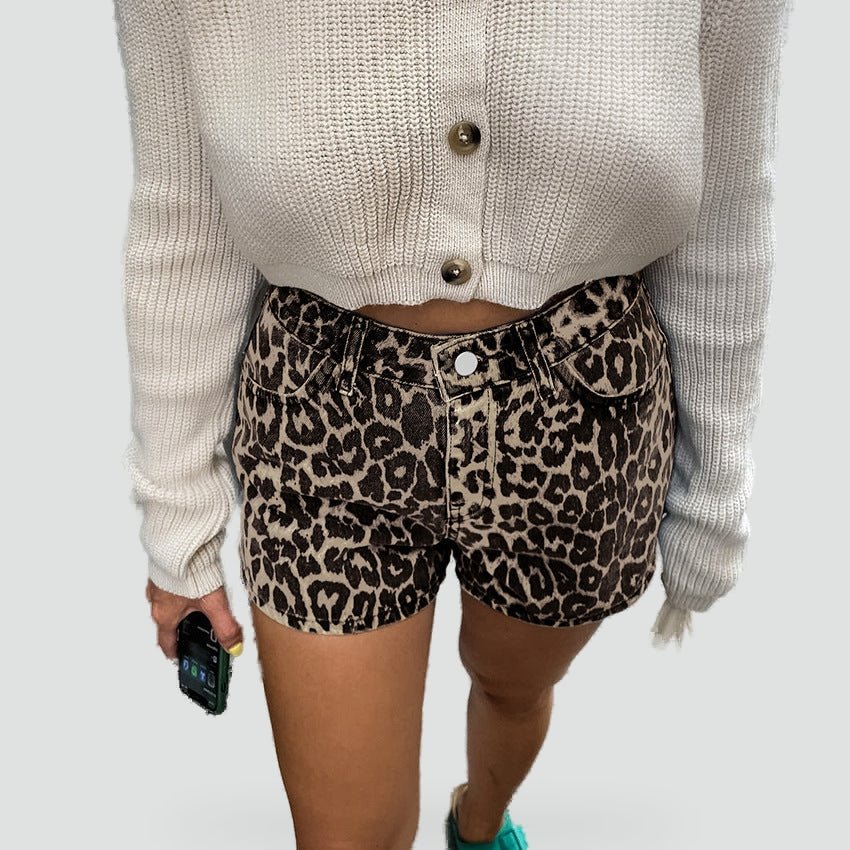 Miss | Shorts Dames Zomer Casual Panterprint - Polyester - Miss Madera MIS-04MM84