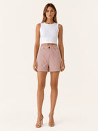Miss | Shorts Dames Zomer High Waist Gestreept - Polyester - Miss Madera MIS-MKCZX4