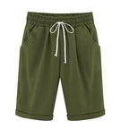 Miss | Shorts Dames Zomer Loose Fit Kniehoogte - Katoen - Miss Madera MIS-Q6I6FQ