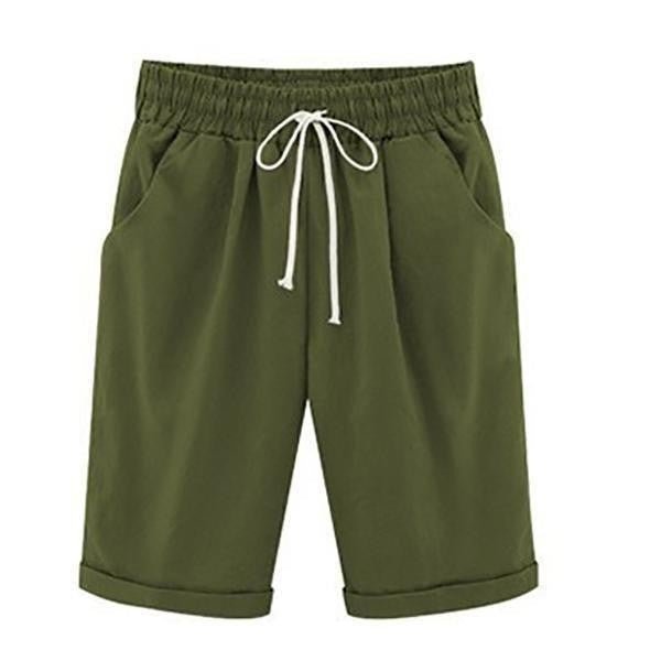 Miss | Shorts Dames Zomer Loose Fit Kniehoogte - Katoen - Miss Madera MIS-Q6I6FQ