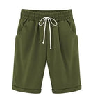 Miss | Shorts Dames Zomer Loose Fit Kniehoogte - Katoen - Miss Madera MIS-Q6I6FQ