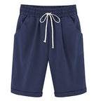 Miss | Shorts Dames Zomer Loose Fit Kniehoogte - Katoen - Miss Madera MIS-H52WTN