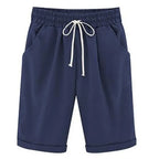 Miss | Shorts Dames Zomer Loose Fit Kniehoogte - Katoen - Miss Madera MIS-H52WTN