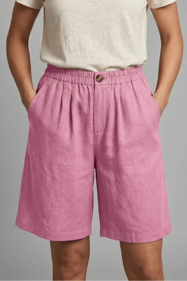 Miss | Shorts Dames Zomer Loose Fit Mid-Length - Geweven stof - Miss Madera MIS-LSELLP