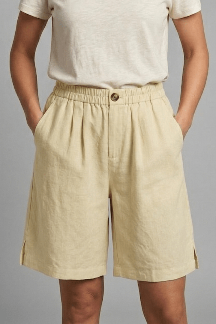 Miss | Shorts Dames Zomer Loose Fit Mid-Length - Geweven stof - Miss Madera MIS-B2TM7G