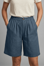 Miss | Shorts Dames Zomer Loose Fit Mid-Length - Geweven stof - Miss Madera MIS-SOTPKG