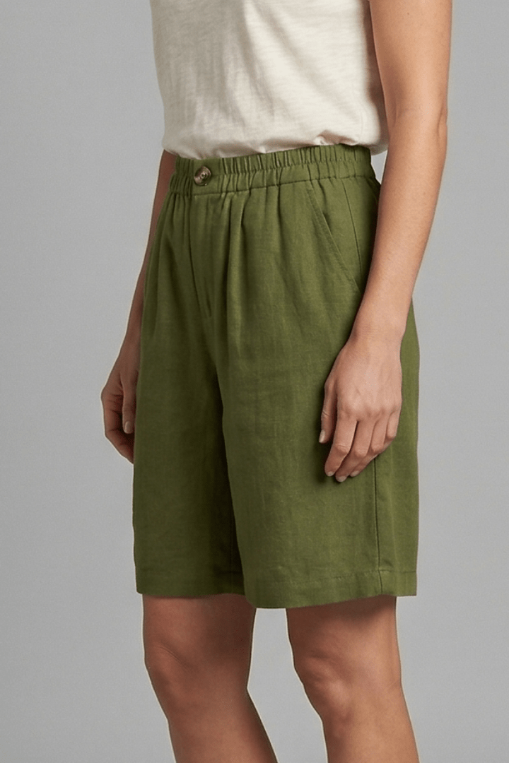 Miss | Shorts Dames Zomer Loose Fit Mid-Length - Geweven stof - Miss Madera MIS-D08BY7