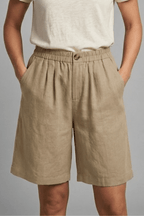 Miss | Shorts Dames Zomer Loose Fit Mid-Length - Geweven stof - Miss Madera MIS-M52R5V