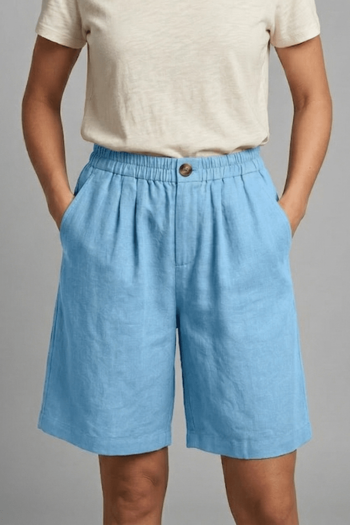 Miss | Shorts Dames Zomer Loose Fit Mid-Length - Geweven stof - Miss Madera MIS-TFBJJM