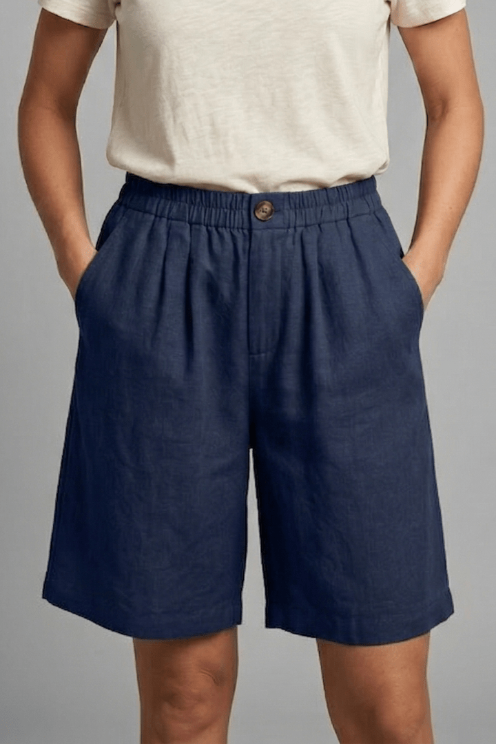 Miss | Shorts Dames Zomer Loose Fit Mid-Length - Geweven stof - Miss Madera MIS-TPFC0Y
