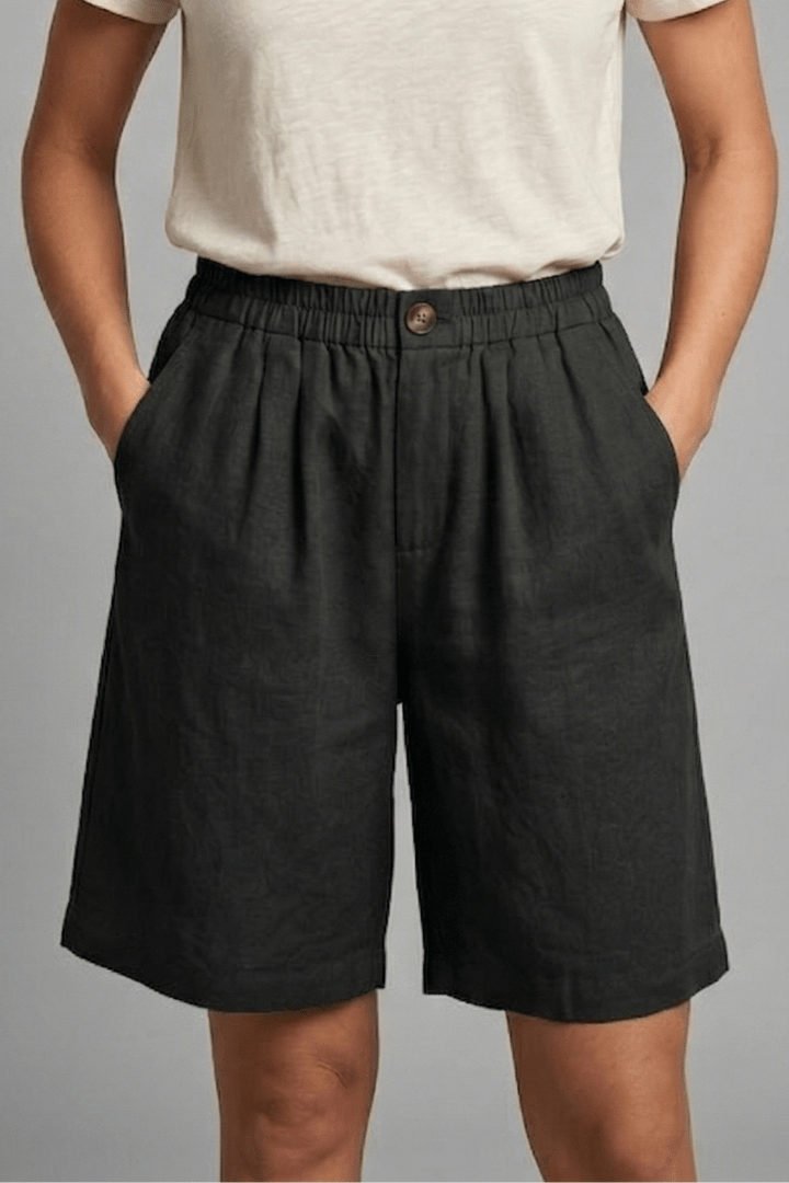 Miss | Shorts Dames Zomer Loose Fit Mid-Length - Geweven stof - Miss Madera MIS-DSOZQI