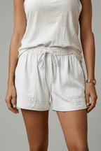Miss | Shorts Dames Zomer Relaxed Fit - Geweven stof - Miss Madera MIS-F5T56S