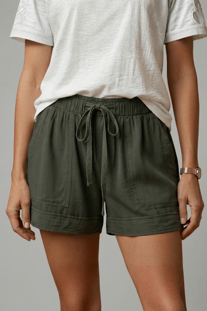 Miss | Shorts Dames Zomer Relaxed Fit - Geweven stof - Miss Madera MIS-0LULMY