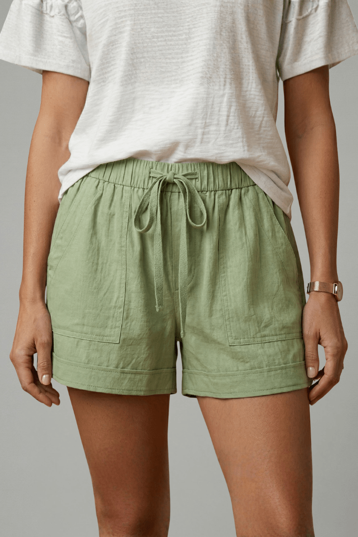 Miss | Shorts Dames Zomer Relaxed Fit - Geweven stof - Miss Madera MIS-TUX3MF