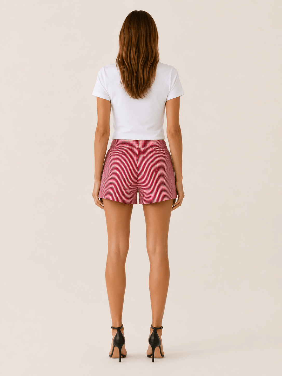 Miss | Shorts Dames Zomer Relaxed Gestreept - Geweven Stof - Miss Madera MIS-54N30M