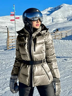 Miss | Ski-jas Dames Gewatteerd Hoge Kraag Verstelbare Taille - Miss Madera MIS-4AARO7