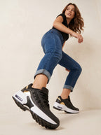Miss | Sneakers Dames Casual Comfort - Leer - Miss Madera