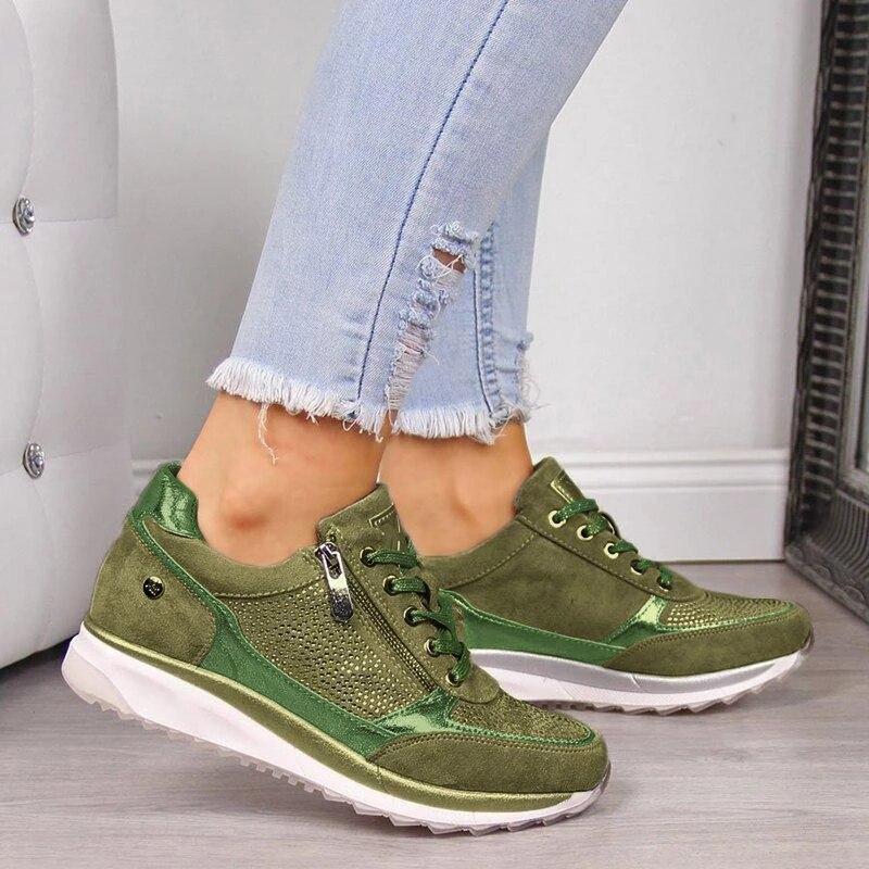 Miss | Sneakers Dames Comfort - Kunstleer & textiel - Miss Madera MIS-FA7802