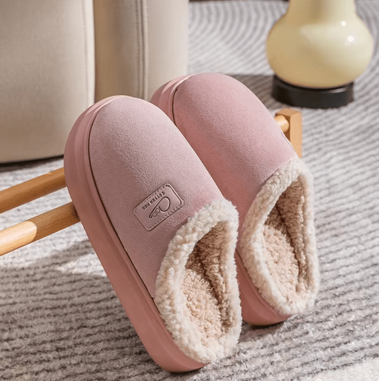 Miss | Sneakers Dames Huisschoen Comfort - Schapenleer - Miss Madera MIS-YJRE2D