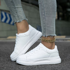 Miss | Sneakers Dames Leer Wit Minimalistisch - Miss Madera MIS-2UP10K