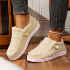 Miss | Sneakers Dames Winter Slip-On - Teddy Fleece - Miss Madera MIS-2ZTNZH