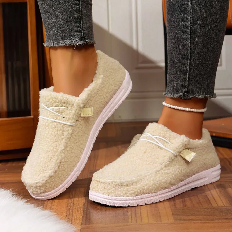 Miss | Sneakers Dames Winter Slip-On - Teddy Fleece - Miss Madera MIS-2ZTNZH