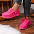 Miss | Sneakers Dames Winter Slip-On - Teddy Fleece - Miss Madera MIS-BNYLH6