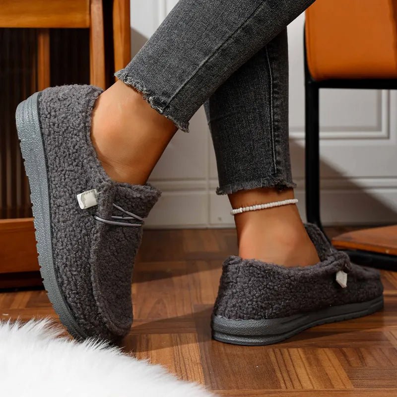 Miss | Sneakers Dames Winter Slip-On - Teddy Fleece - Miss Madera MIS-K5UY9G