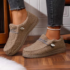 Miss | Sneakers Dames Winter Slip-On - Teddy Fleece - Miss Madera MIS-UMO6Q1
