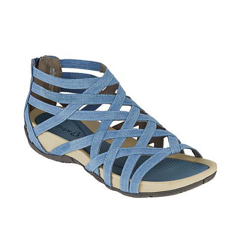 Miss | Sneakers Dames Zomer Gladiator Plat - Gevlochten Leer - Miss Madera MIS-6PV1J5