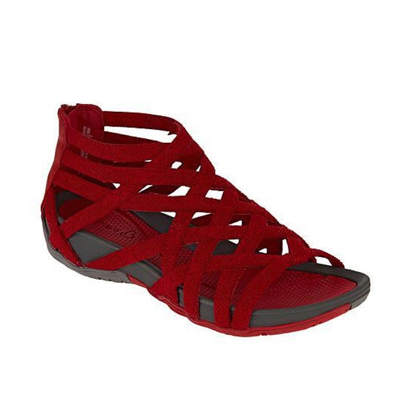 Miss | Sneakers Dames Zomer Gladiator Plat - Gevlochten Leer - Miss Madera MIS-JJ4QAU