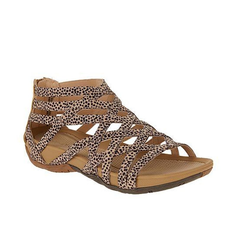 Miss | Sneakers Dames Zomer Gladiator Plat - Gevlochten Leer - Miss Madera MIS-MD6H3D