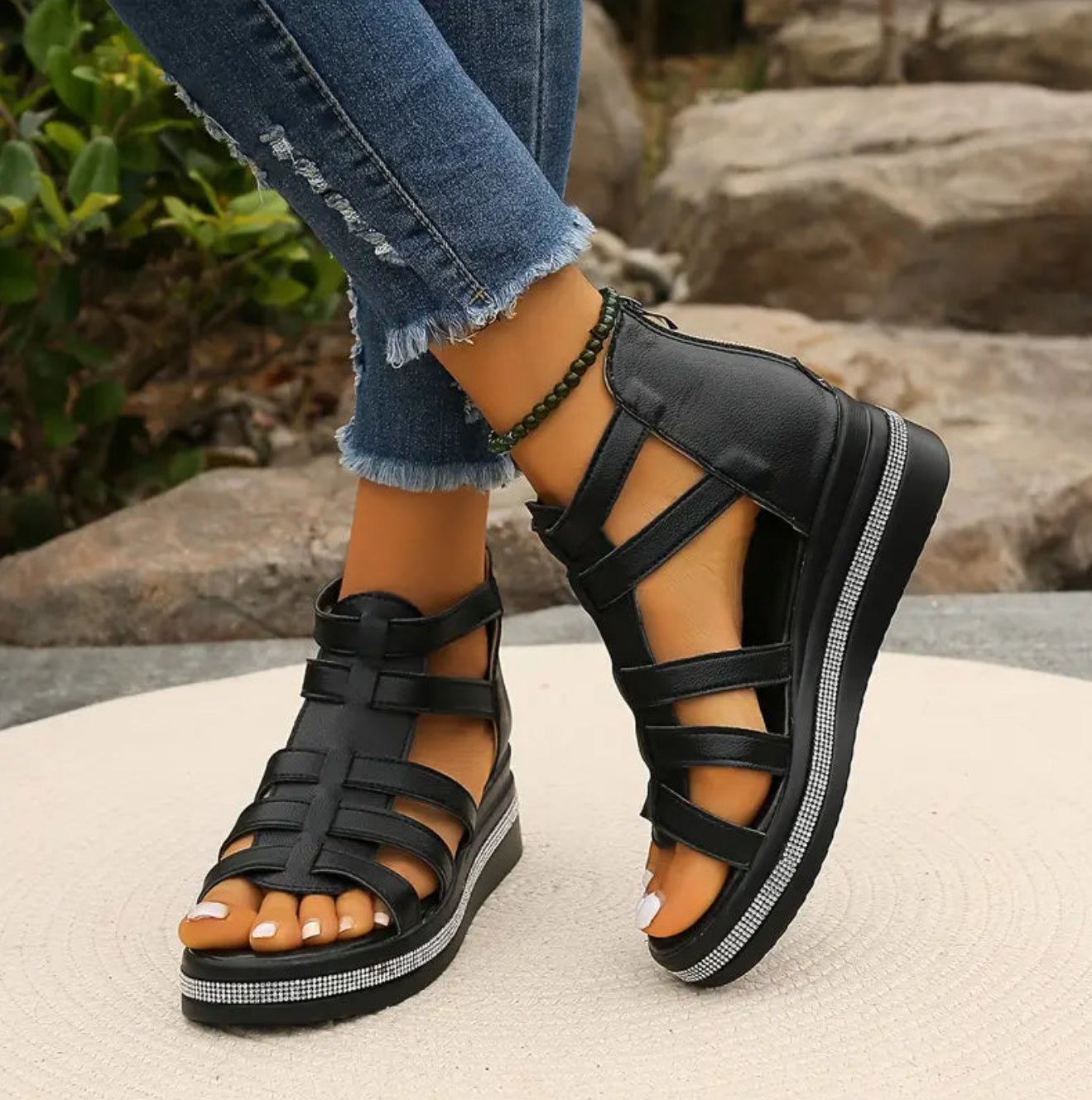 Miss | Sneakers Dames Zomer Wedge - Synthetisch - Miss Madera MIS-RU2FJS