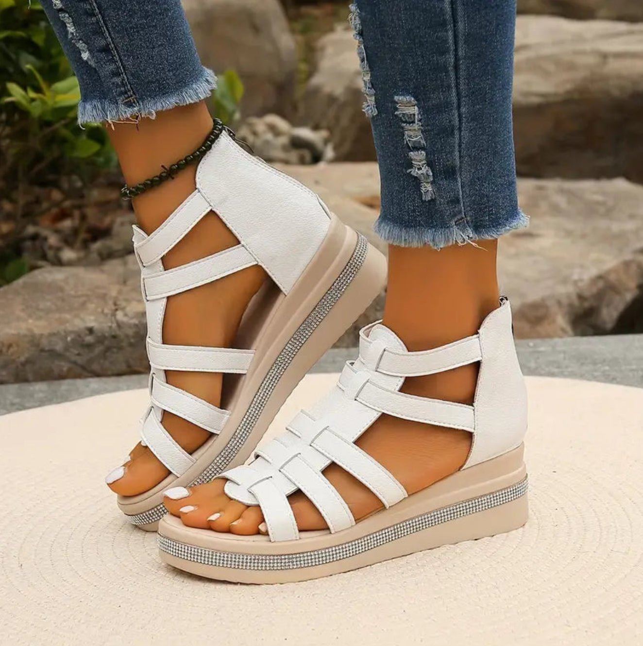 Miss | Sneakers Dames Zomer Wedge - Synthetisch - Miss Madera MIS-NYYUGZ