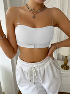 Miss | Sportkleding Dames Bandeau BH Naadloos Antislip - Katoenmix - Miss Madera MIS-J9CJ2X