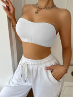 Miss | Sportkleding Dames Bandeau BH Naadloos Antislip - Katoenmix - Miss Madera MIS-J9CJ2X