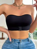 Miss | Sportkleding Dames Bandeau BH Naadloos Antislip - Katoenmix - Miss Madera MIS-J9CJ2X