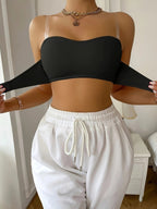 Miss | Sportkleding Dames Bandeau BH Naadloos Antislip - Katoenmix - Miss Madera MIS-J9CJ2X