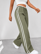 Miss | Sportkleding Dames Joggingbroek High-Waist Zijstreep - Miss Madera MIS-N1Y1FE