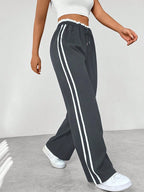 Miss | Sportkleding Dames Joggingbroek High-Waist Zijstreep - Miss Madera MIS-R2RDFN