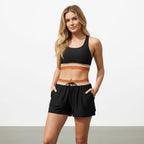 Miss | Sportset Dames Naadloos Stretch - Polyester/Spandex - Miss Madera