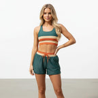 Miss | Sportset Dames Naadloos Stretch - Polyester/Spandex - Miss Madera