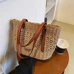 Miss | Strandtas Dames Boho Handgemaakt - Raffia - Miss Madera MIS-626E83
