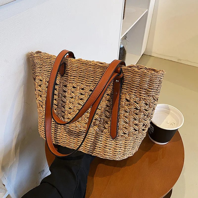 Miss | Strandtas Dames Boho Handgemaakt - Raffia - Miss Madera MIS-626E83