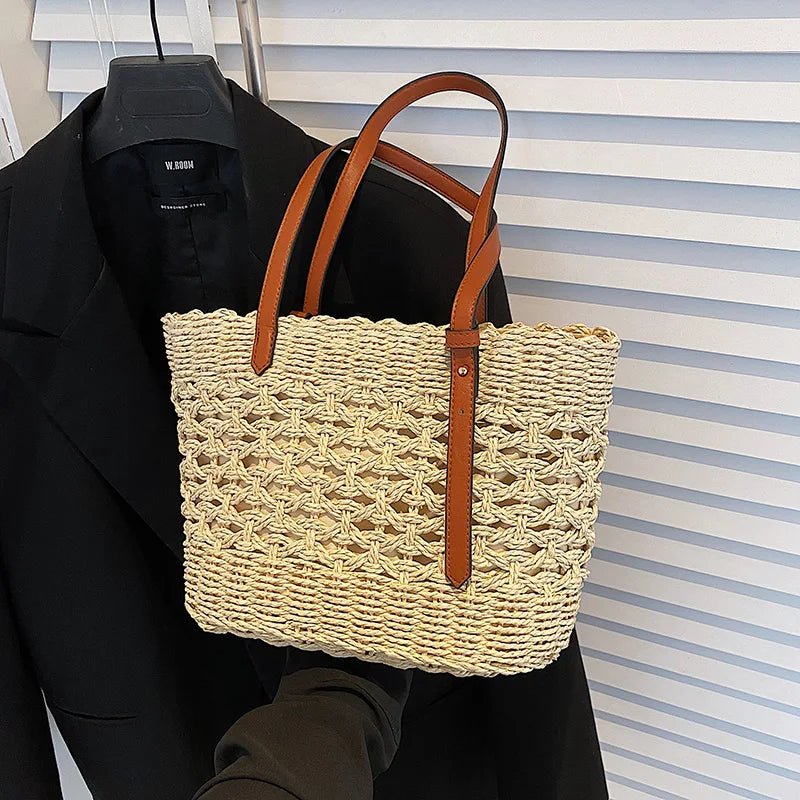 Miss | Strandtas Dames Boho Handgemaakt - Raffia - Miss Madera MIS-4ACE81