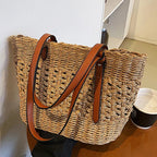 Miss | Strandtas Dames Boho Handgemaakt - Raffia - Miss Madera MIS-4ACE81